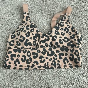Aerie leopard sports bra